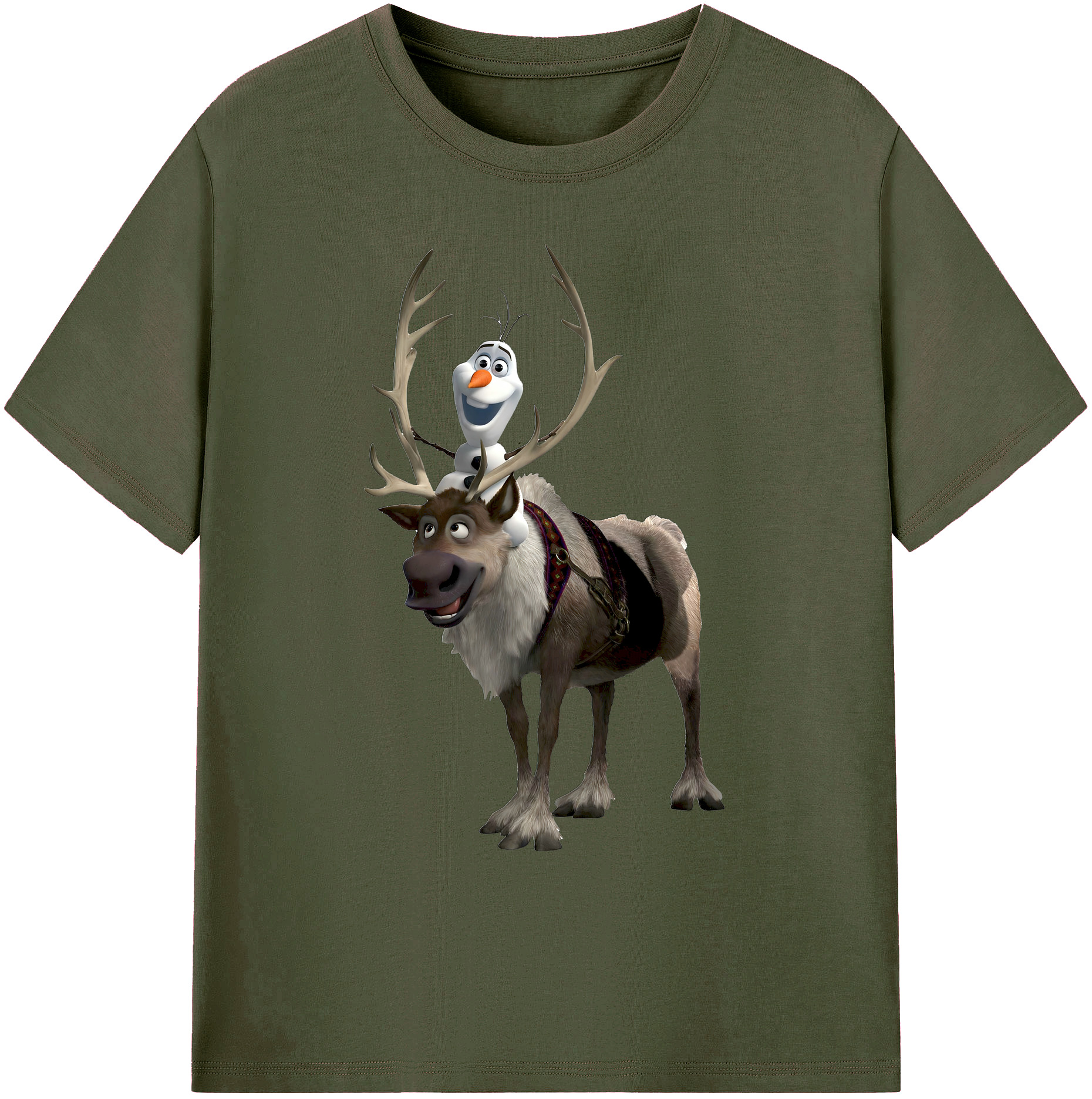 （画像用） アナと雪の女王 アンナ エルサ Frozen Anna Elsa 綿100％ メンズ半袖Tシャツ｜肌触りやわらか＆通気性
